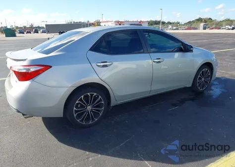 2014 Toyota Corolla S Plus из США, поврежденный, VIN 2T1BURHE7EC146927